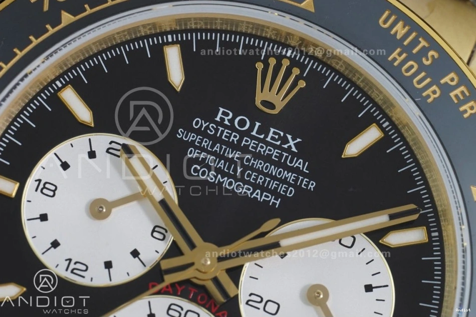 V9 on QF Edition 1:1 Best 126528LN QF4132 Le (Weighted) Mans Daytona YG Bracelet 0421